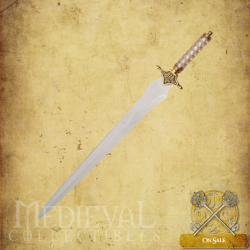 medieval-collectibles:On Sale - St. Michael’s Gothic Sword  Sometimes, a bit of divine might is needed to overcome the greatest of challenges. And this St. Michael’s Gothic Sword puts the sword of an archangel into your hands, so that you might wield