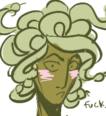 e2ropa:  speciallagentdanascully:  Concept: medusa is a lesbian and that’s why