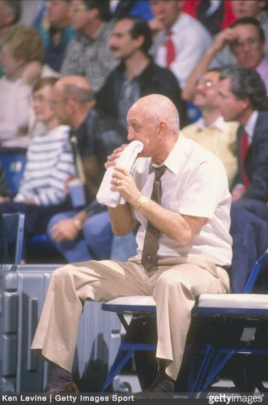 lasvegaslocally:sportbygettyimages:RIP Tark: Legendary college basketball coach Jerry