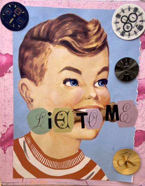 mixed media collage art by jolie ruin