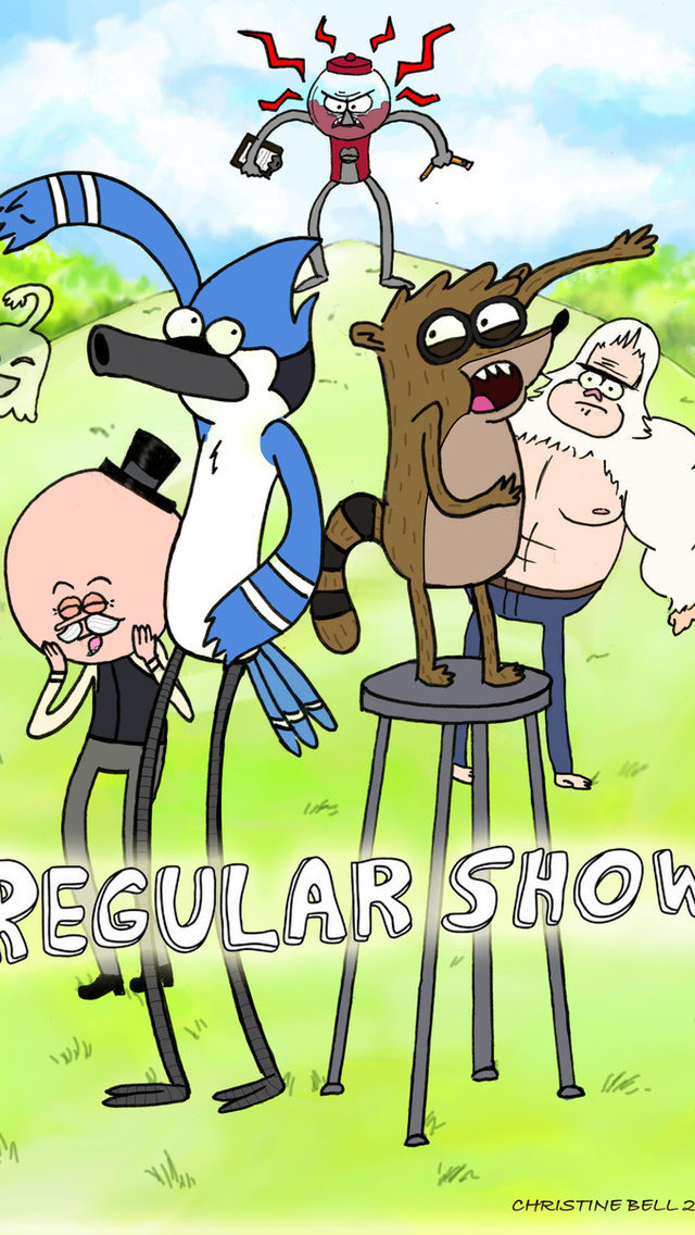 Minimalist Wallpaper  Regular Show by AnfoFlash on DeviantArt