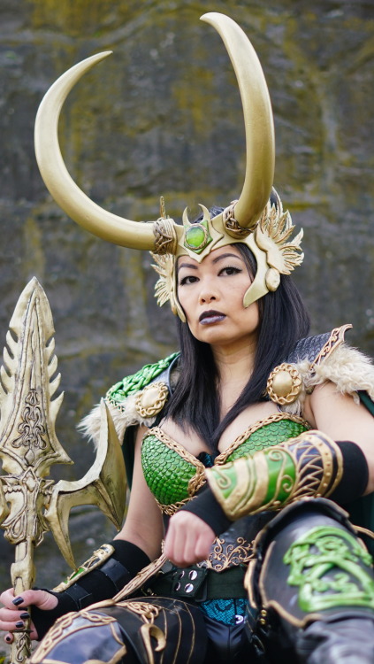 vivsai:Comic-Con@Home Masquerade Entry: VivSai Costume Title: Lady Loki in ArmorCostume Description: