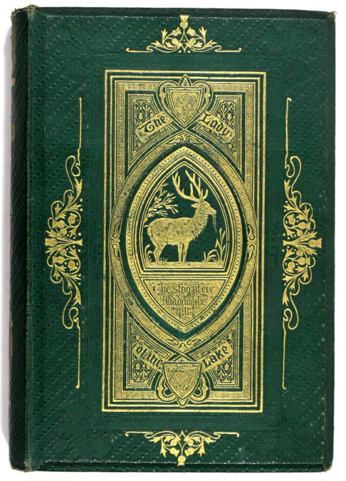 The Lady of the Lake - Sir Walter ScottEdinburgh Adam and Charles Black 1863Binding design by J L (J