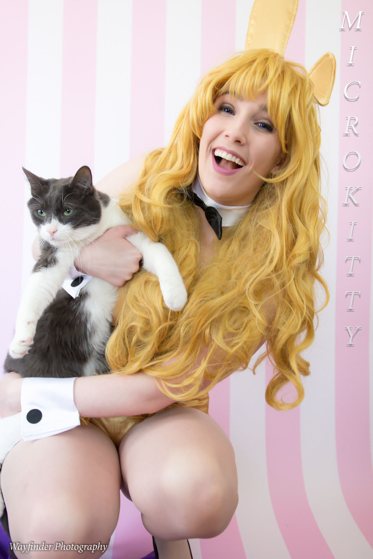 this is my new favorite photo of myself &lt;3 that’s my cat! His name is Obie support