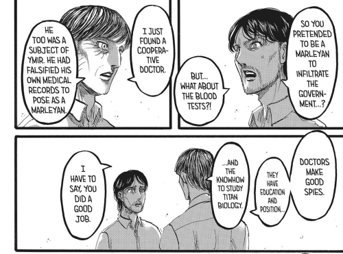 Noaryr on X: OH NO EREN IS CONTROLLED BY KRUGER AND GRISHA. #snk   / X