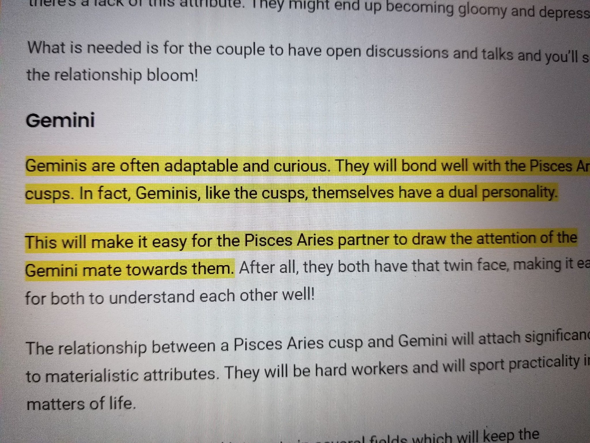 Aries cusp relationship pisces Understanding the