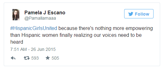 profeminist:    ‘Hispanic Girls United’ Hashtag Smashes Ethnic Stereotypes“Women