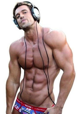 edcapitola:  supervillainl:  Damn hot buff DJ.  Follow me at http://edcapitola.tumblr.com