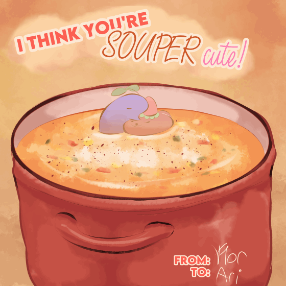 happy valentine’s day!! i made this card for my beloved @mondya in which we’re just chilling i happy valentine’s day!! i made this card for my beloved @mondya in which we’re just chilling i