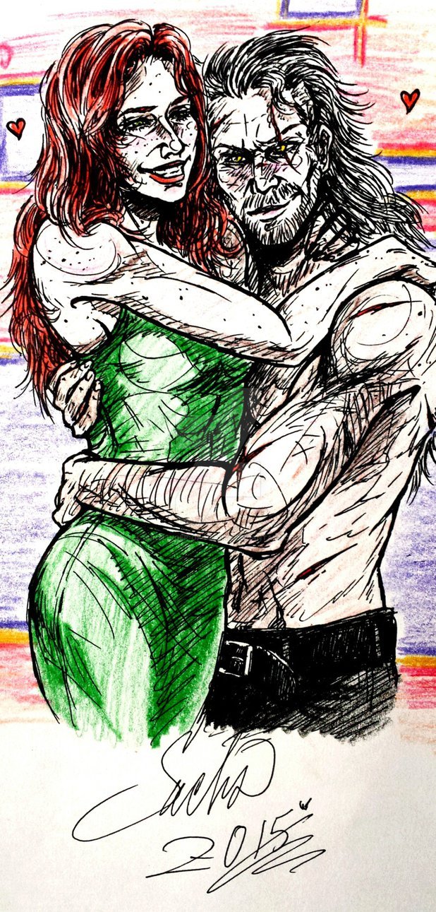Triss And Geralt By Gunslinger-of-Hearts