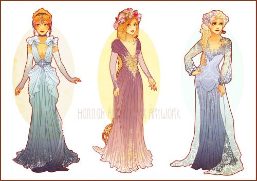neverbirddesigns:Postcards of each re-imagined princess are now available in my Etsy store. Please u