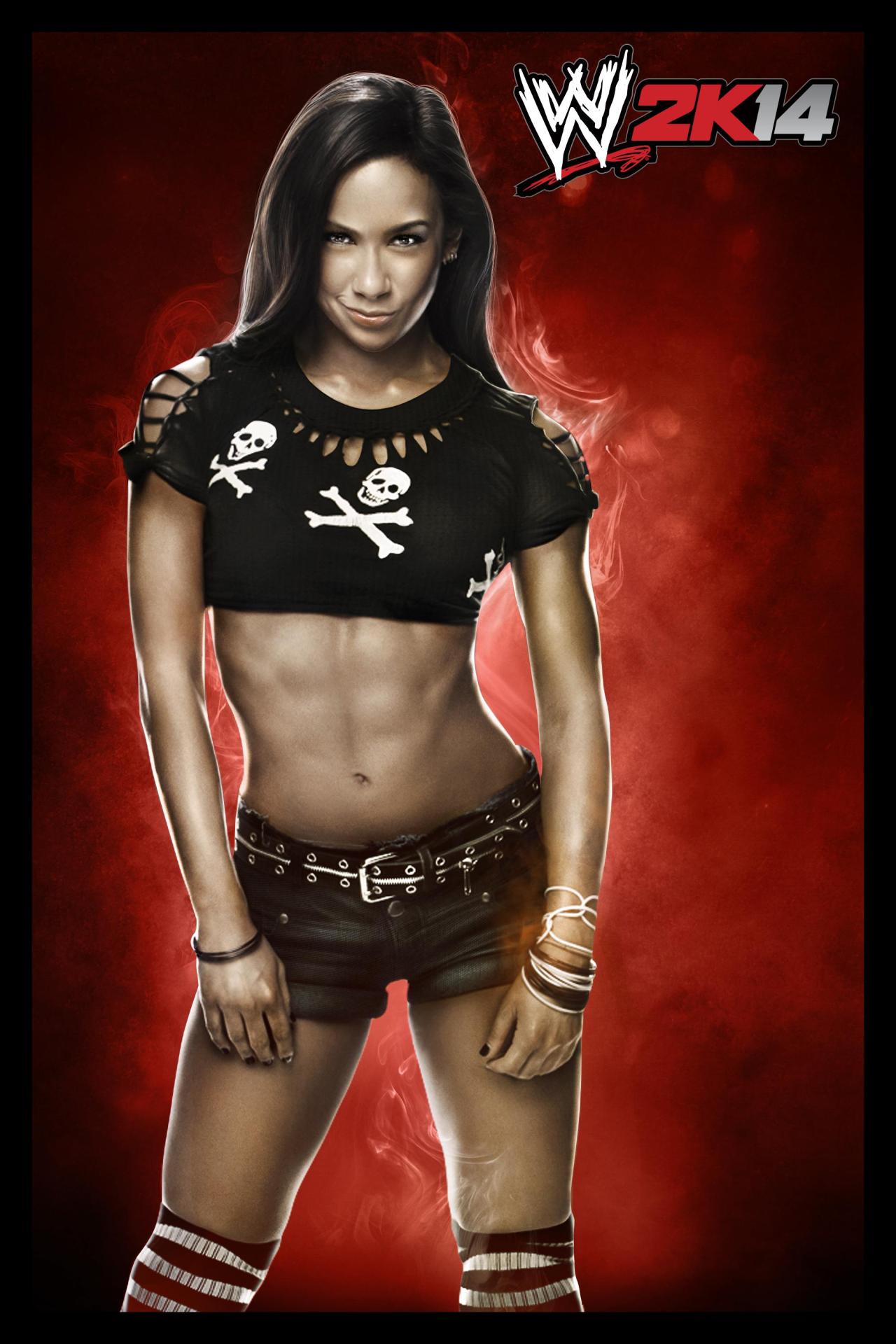 aj lee; — ajleefanation: More HQ Photo Of WWE 2K14 Roster...