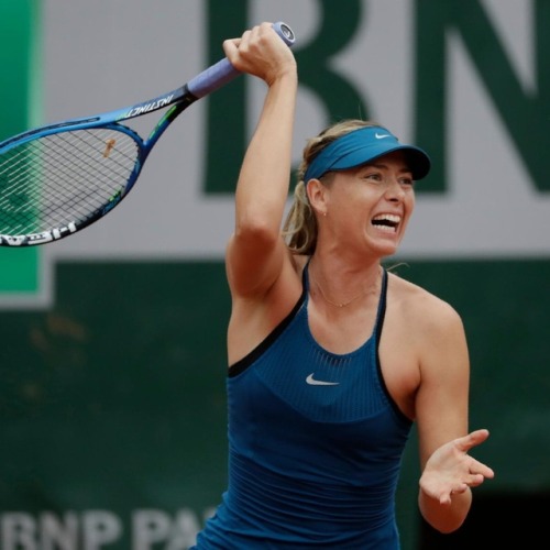 // In the second Grand Slam of the year and after 3 years Maria Sharapova returned to Roland Garros 