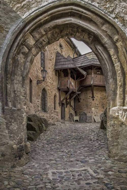 ancientorigins:Loket Castle.. A 12th century Gothic Castle in Czech Republic…