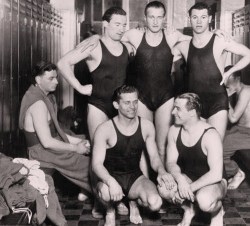 Do-Not-Open-Til-Christmas:  Vintagemaleerotica:  Unknown Swin Team, Possibly By Life.1930S