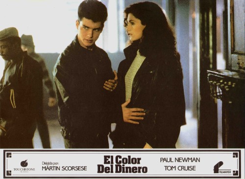 The Color of Money, Spanish lobby card. Spanish theatrical release 1987 Submitted by videorecord