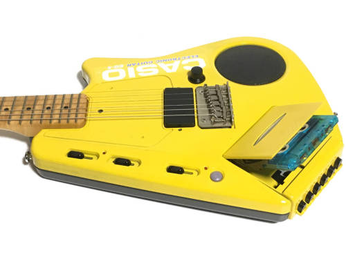 megacorp-one:1980’s Casio EG-5 Cassette Player/Recorder Guitar w/Speaker