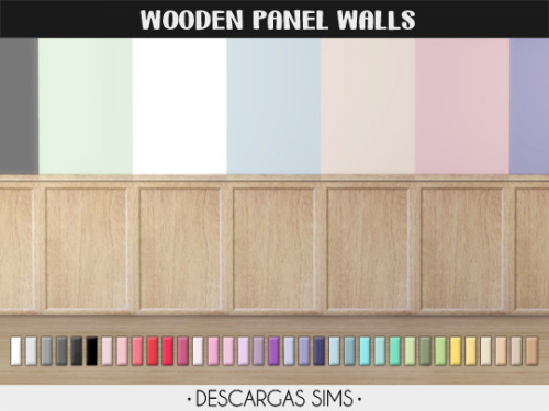 Wooden Panel Walls- 35 swatchesDOWNLOAD at my blog!