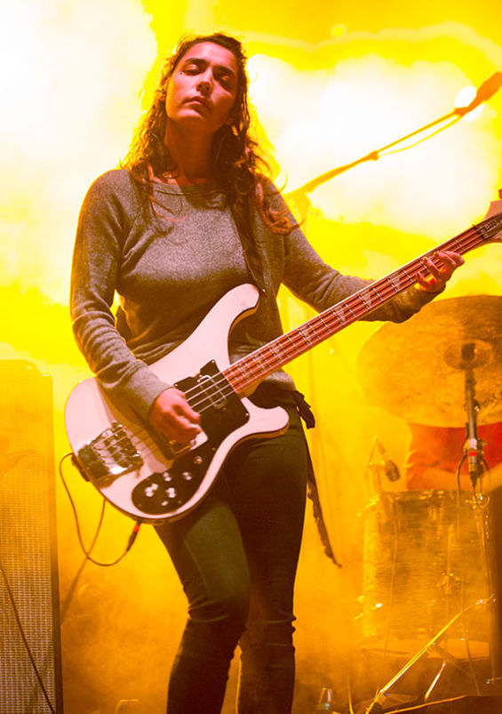 camyya:  Warpaint @ Hollywood Forever Cemetery, LA (10.23.13) © Colin Young-Wolff