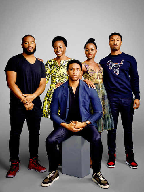 danaigurirasource: The cast of Black Panther at San Diego Comic Con 2016