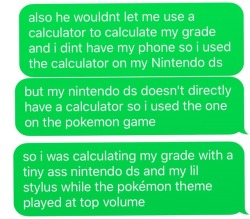 narwhalsarefalling: qualquercoisa945:   narwhalsarefalling:  narwhalsarefalling:  so college is wild  i forgot to clarify that it wasnt a 3Ds. it was the orginal DS that i got for my 8th birthday. it wasnt pokemon sun and moon. it was pokemon diamond.