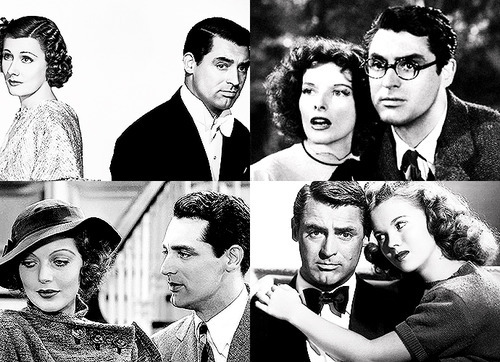 Cary Grant and some of his leading ladies