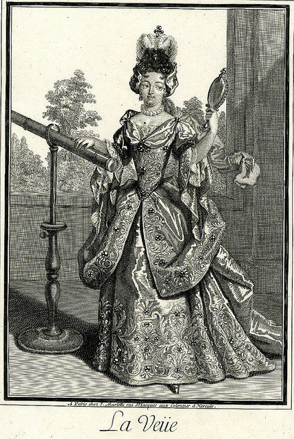 Sight, Touch, Taste and Smell; Published by Jean Mariette, 1690-1742