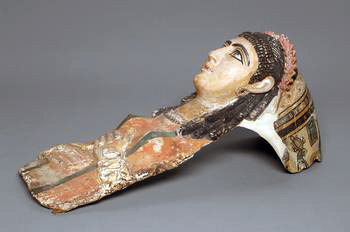 Woman’s mummy mask, Ptolemaic, !st half of 2nd century (1)