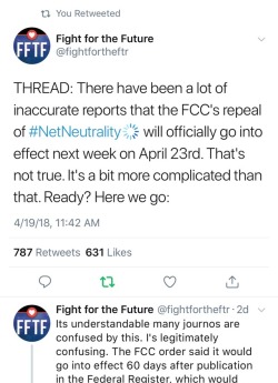 katlynrj:Fight for the future explaining what happen after tomorrow for net neutrality on twitter