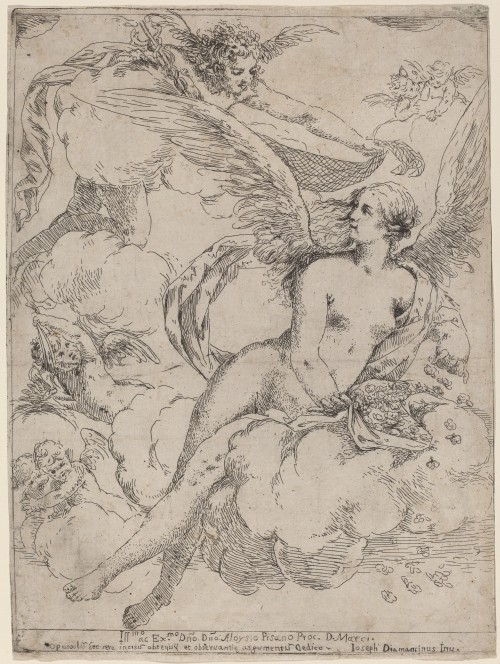 the-evil-clergyman: Flora and Mercury by Giuseppe Diamantini (1690-1700)