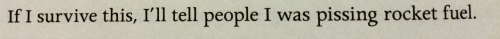 perfbucky:darling-highness:muuuuuuuuuuuuuuurdock:notable lines from andy weir’s “the martian”you left out one of my favourites the entire book is a literary masterpiece‘the great martian potato migration’