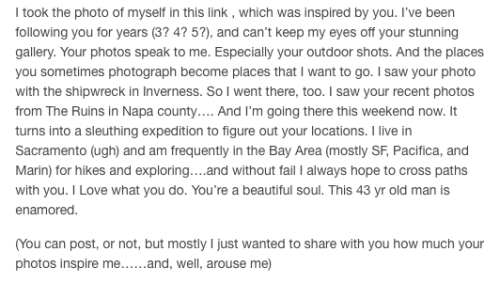finchdown:  I’m posting this as a screenshot because it was submitted to me as a link to a photo that I don’t want to share with you all. Straight to the point: This is fucked up and makes me feel unsafe.  Do not do things like this. Telling a woman