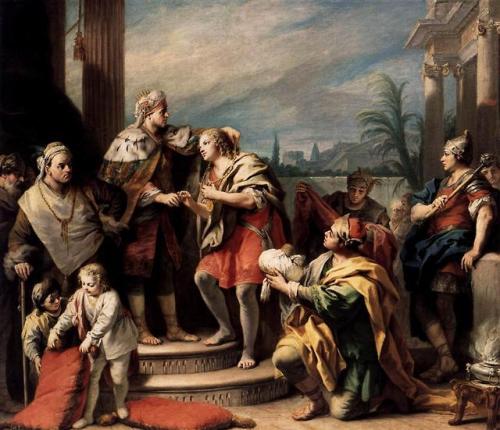 Joseph in the Pharaoh’s Palace, Jacopo Amigoni (1682-1752)