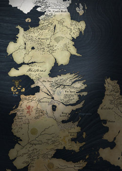 The upper half of Westeros looks like the profile of an old lady&rsquo;s face facing left.The lower half looks like the profile a lady-ish face (facing right) with a pointy nose and a pigtail.