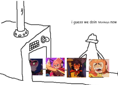 Me: Tries To Draw Something Other Than Monkeys