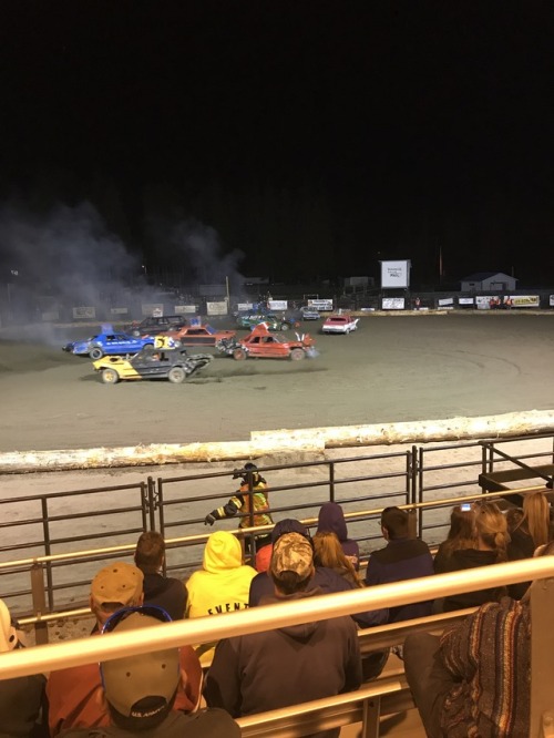 Little bit from the demo derby tonight, didn’t take many pictures or video because I was working security