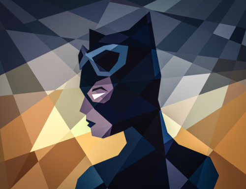 herochan:  DC Comics Goes Geometric Created by Eric Dufresne 
