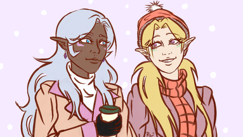 Winter date ~/also Romelle has no fashion sense/