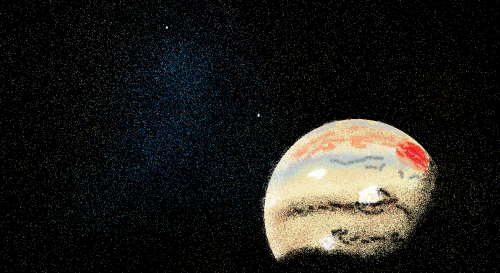 Ms Paint I Did Of Jupiter, Inaccurate But IDC
