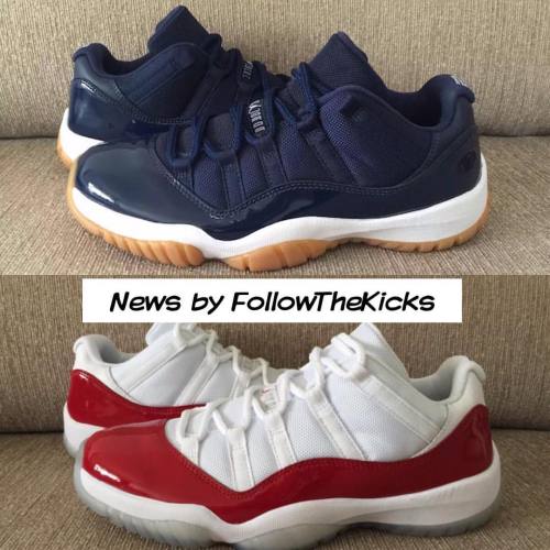 Size 11 for cherry 11’s and size 12 for Navy 11’s are now live on the site! www.followth