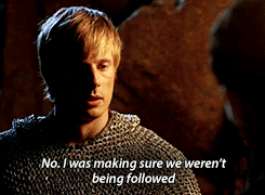 mamalaz:  When Arthur totally told Merlin how much he means to him but tried to play