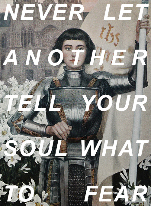 slingshotangels:Joan of Arc by Albert Lynch // Rise Above It by Switchfoot