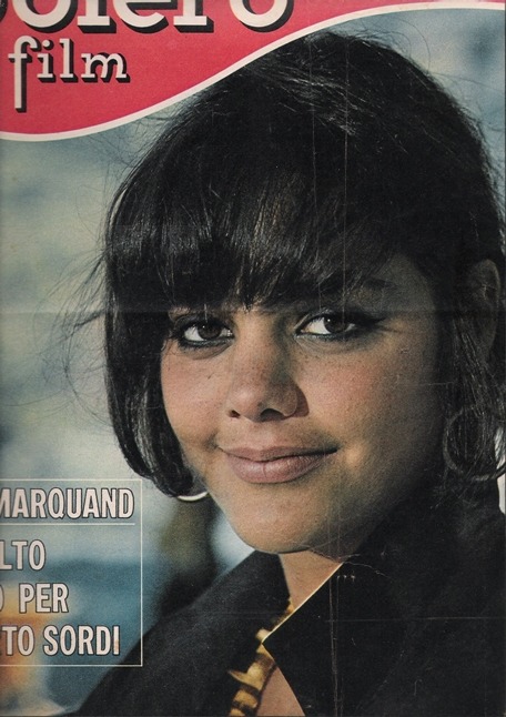 Summer 66 - Tina Aumont posing for Pascuttini for Bolero Film magazine (18th September 1966).
My scans.
Now you can check 