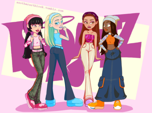 anotherartblock:The Girls with a Passion for Fashion!Bratz - First Edition (2001)