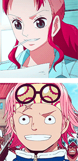  OP characters + pink hair~ 