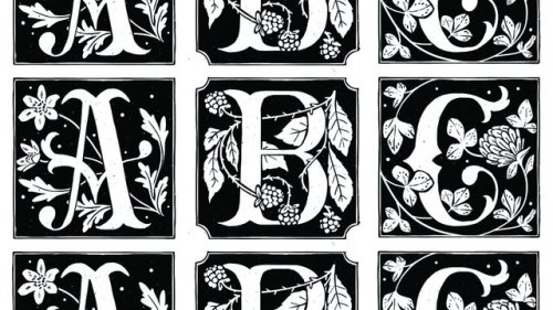 can’t reveal the full alphabet just yet, but here’s one of the projects I’ve been working on!