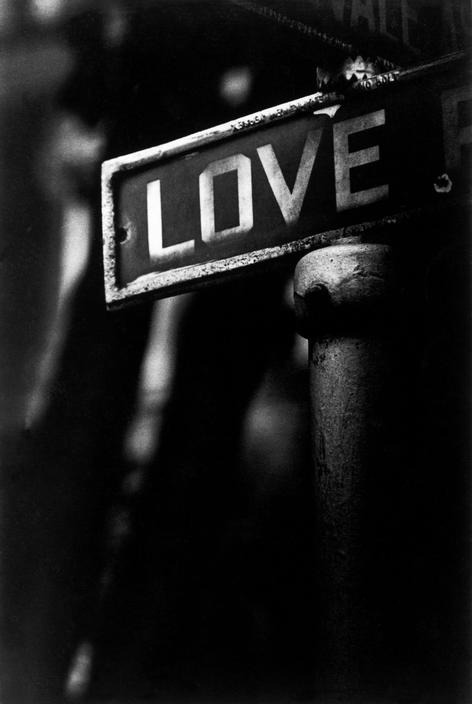 zannycat:  W. Eugene Smith - “Love”, a streetsign in a poor Black district. Pittsburgh, Pennsylvania, USA. 1955 