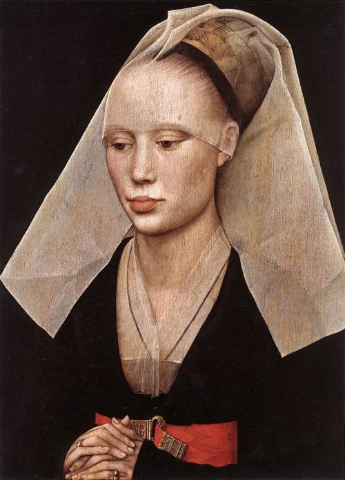 Portrait of a Lady, 1460, Rogier Van Der WeydenMedium: oil,panel