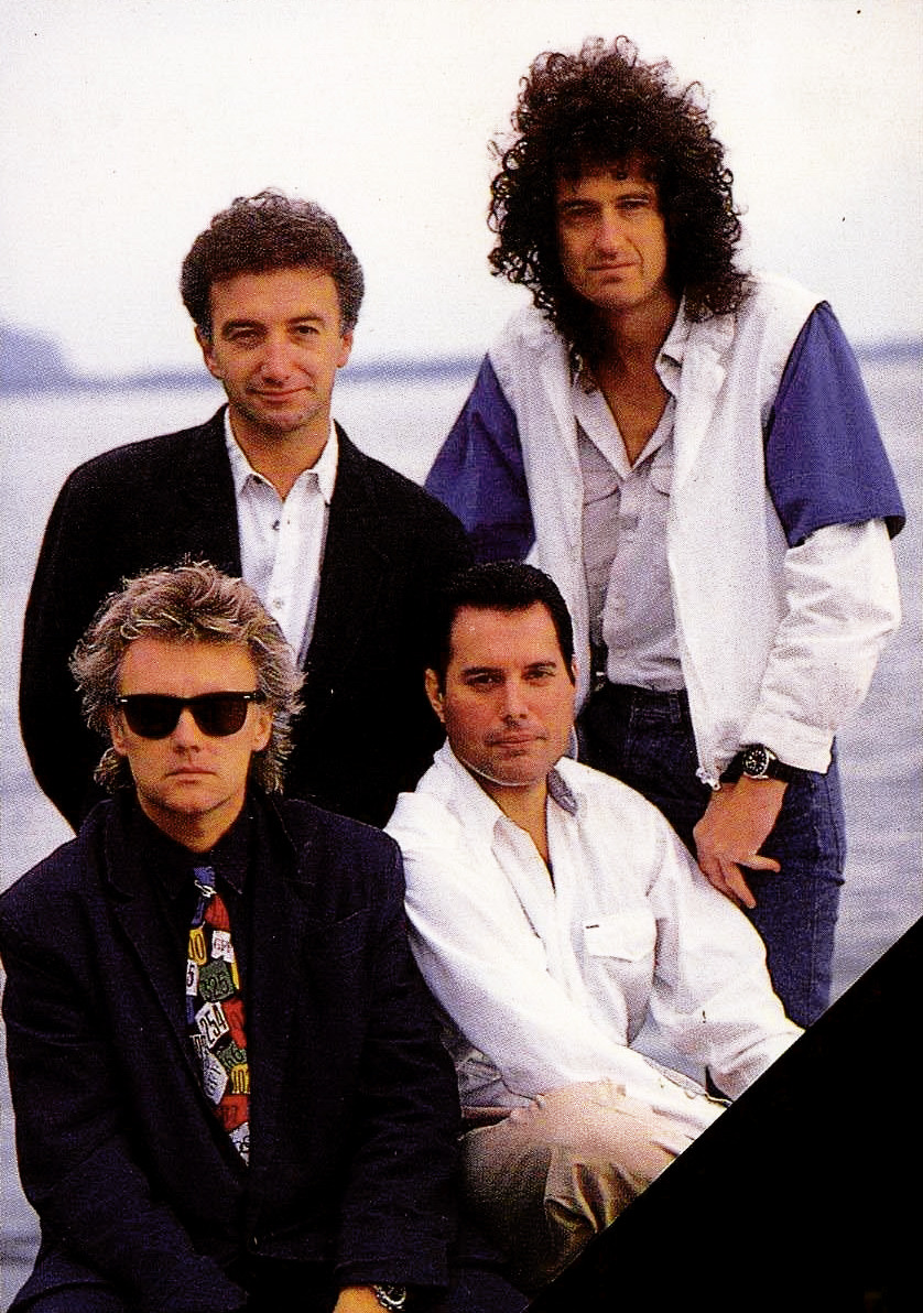 Queen in Montreux, Switzerland in 1988. - Freddie Mercury & Queen