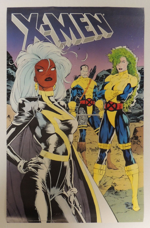 Late 1980′s X-MEN posters with some badass art from Jim Lee.